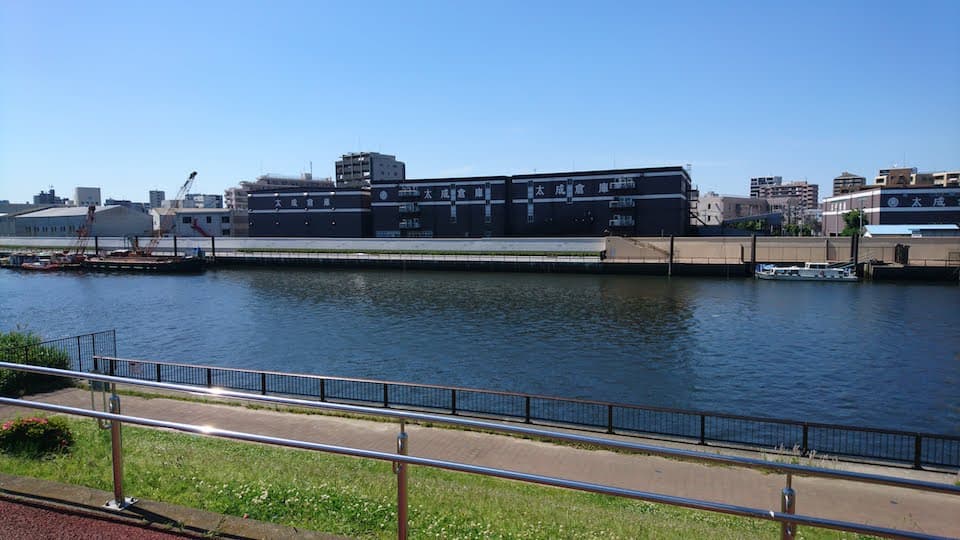 ようやく千住大橋にたどり着いた