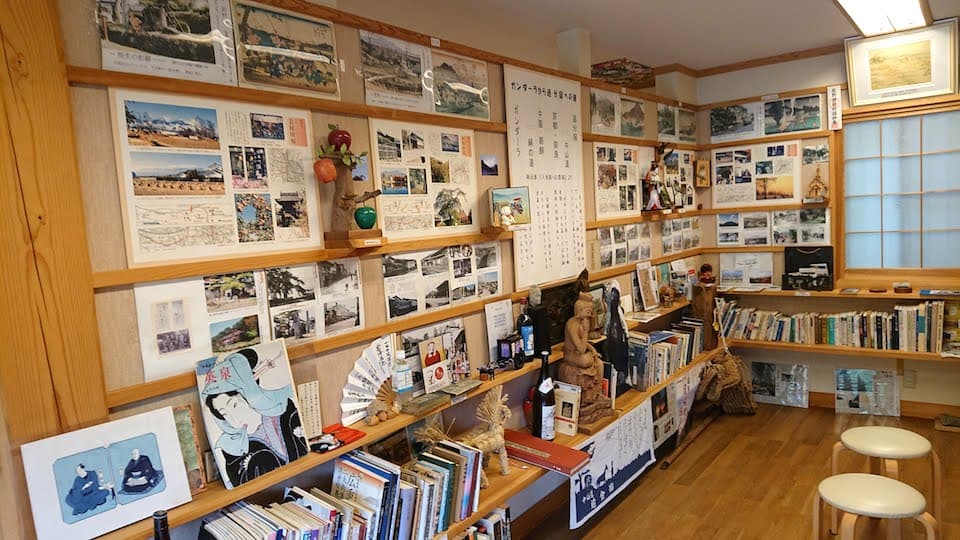 中山道69次資料館の館内の様子