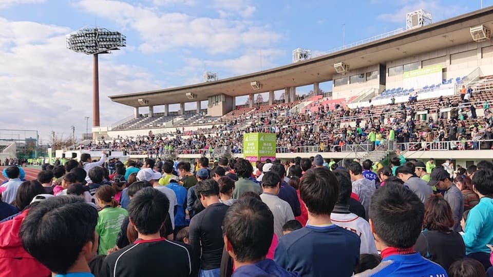 駒場運動公園の陸上競技場