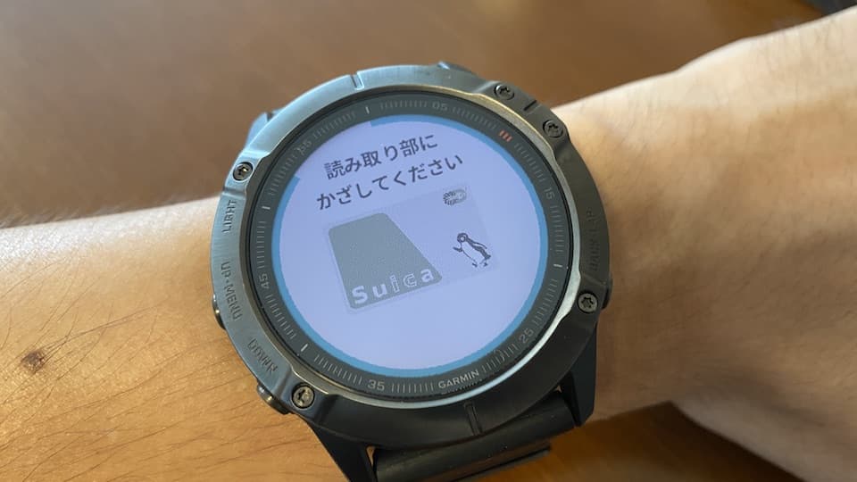 GARMIN vivoactive 4S suica機能