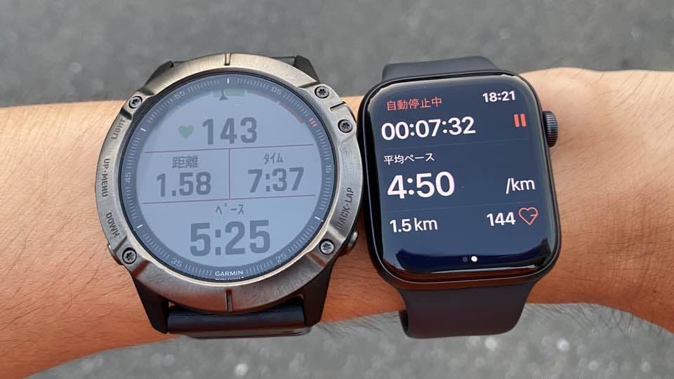 Garmin vs. Apple Watch】選び方を解説。2台持ちして気づいたこと