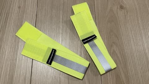 【Ultrasports 反射アームバンド レビュー】3M製の高性能リフレクター