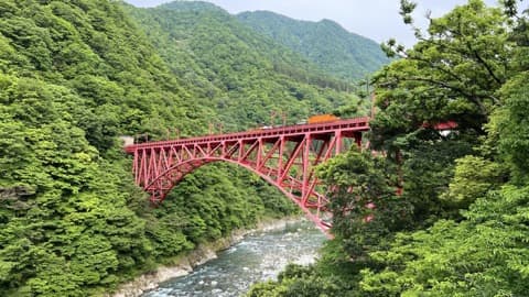 〔宇奈月温泉 観光ラン6km〕やまびこ遊歩道から黒部峡谷を走ってきた