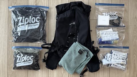 泊まりがけの旅ランの荷物【霞ヶ浦1周3泊4日編】