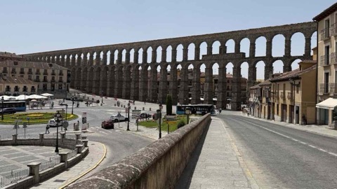 【スペイン】セゴビアを走る！憧れのローマ水道橋
