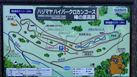 【長野県】ハリヤマハイパークロカンコースでランニング【全天候・芝1周2km】