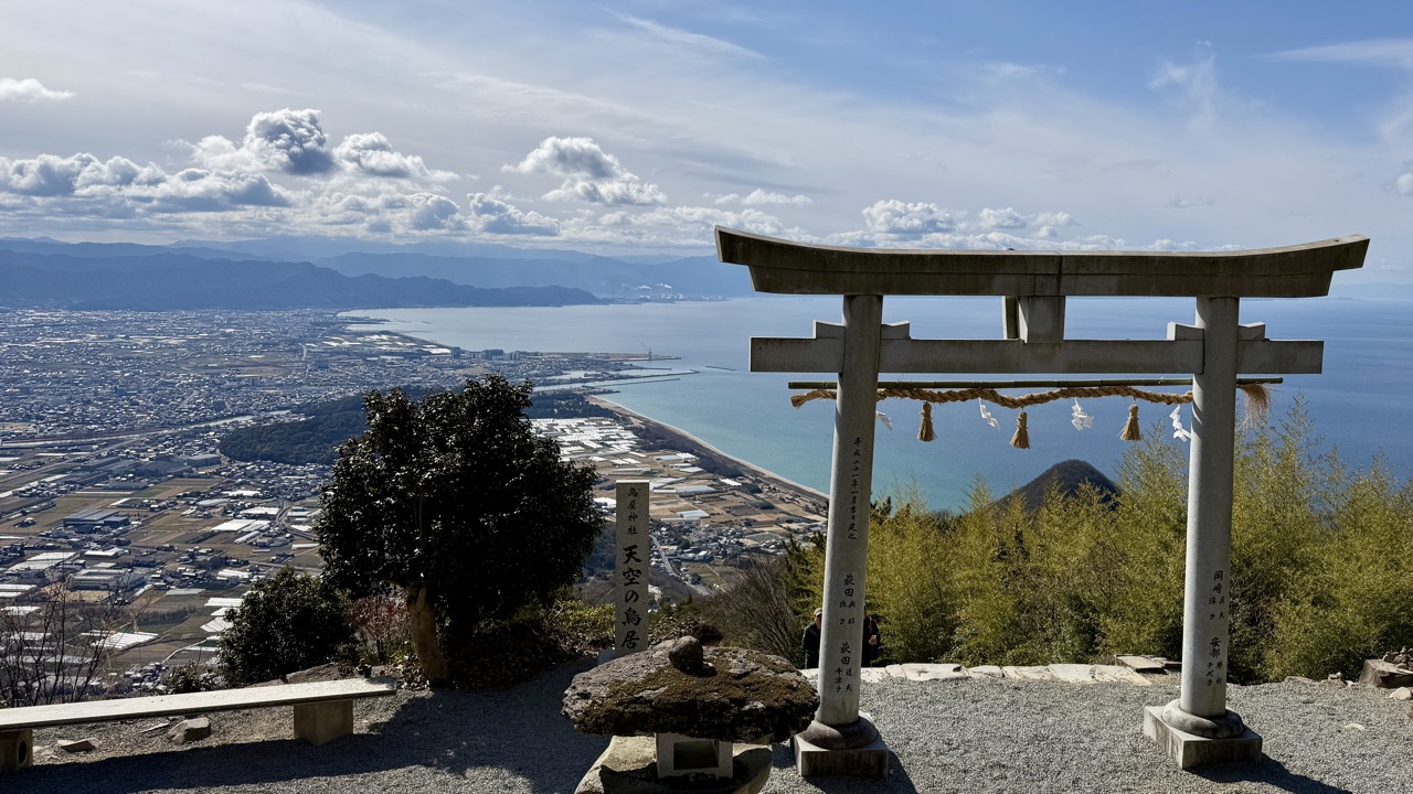 【観音寺ランニング】標高400m「天空の鳥居」まで走ってきた