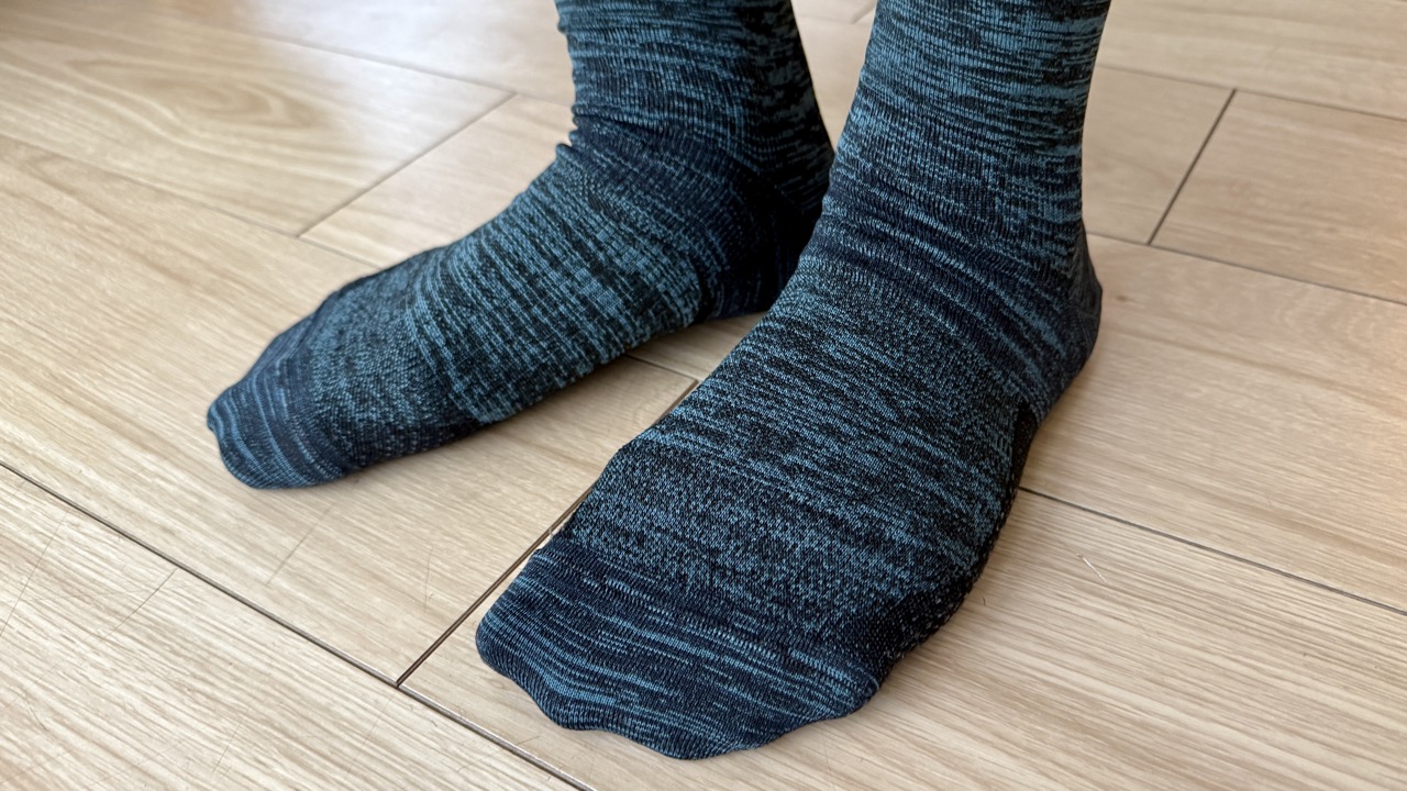 OLENO S-70 レビュー【足に馴染みすぎるランニングソックス】