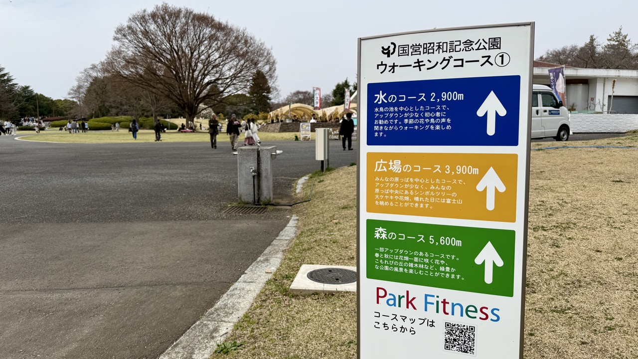 【昭和記念公園ランニング】おすすめは森のコース5,600m