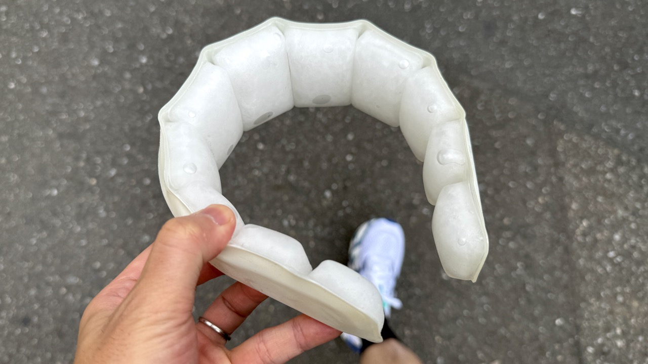 使用開始から15分後の状態