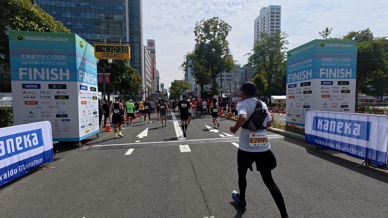 【北海道マラソン2026レポート】膝爆弾を抱えながらも無事完走