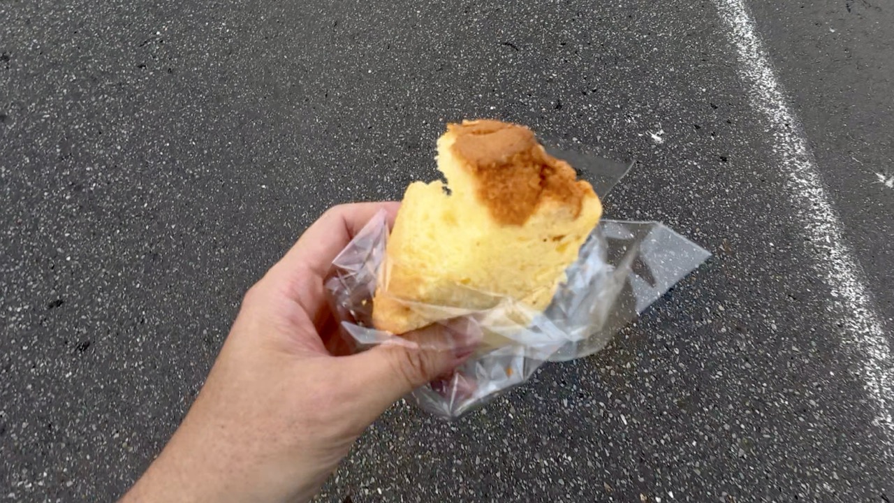 トイレを開放してくれた沿道のカフェ「ひなたぼっこ」