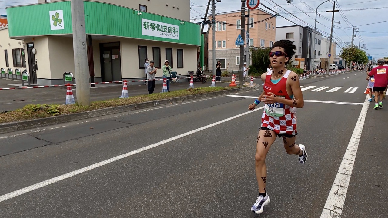 涼しさを感じた創成トンネルの中を走る様子