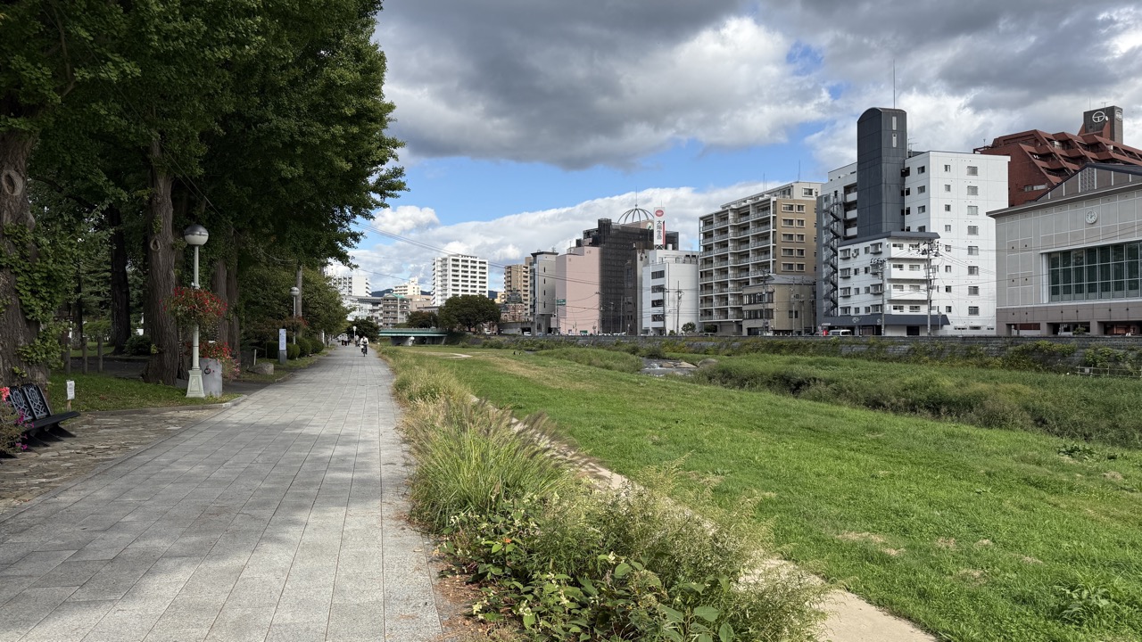 盛岡城跡の外周