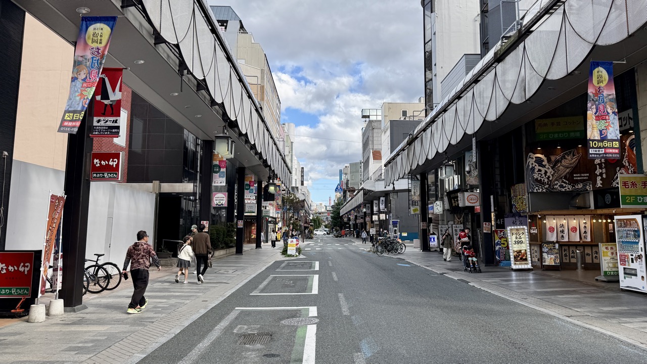 盛岡の大通り商店街