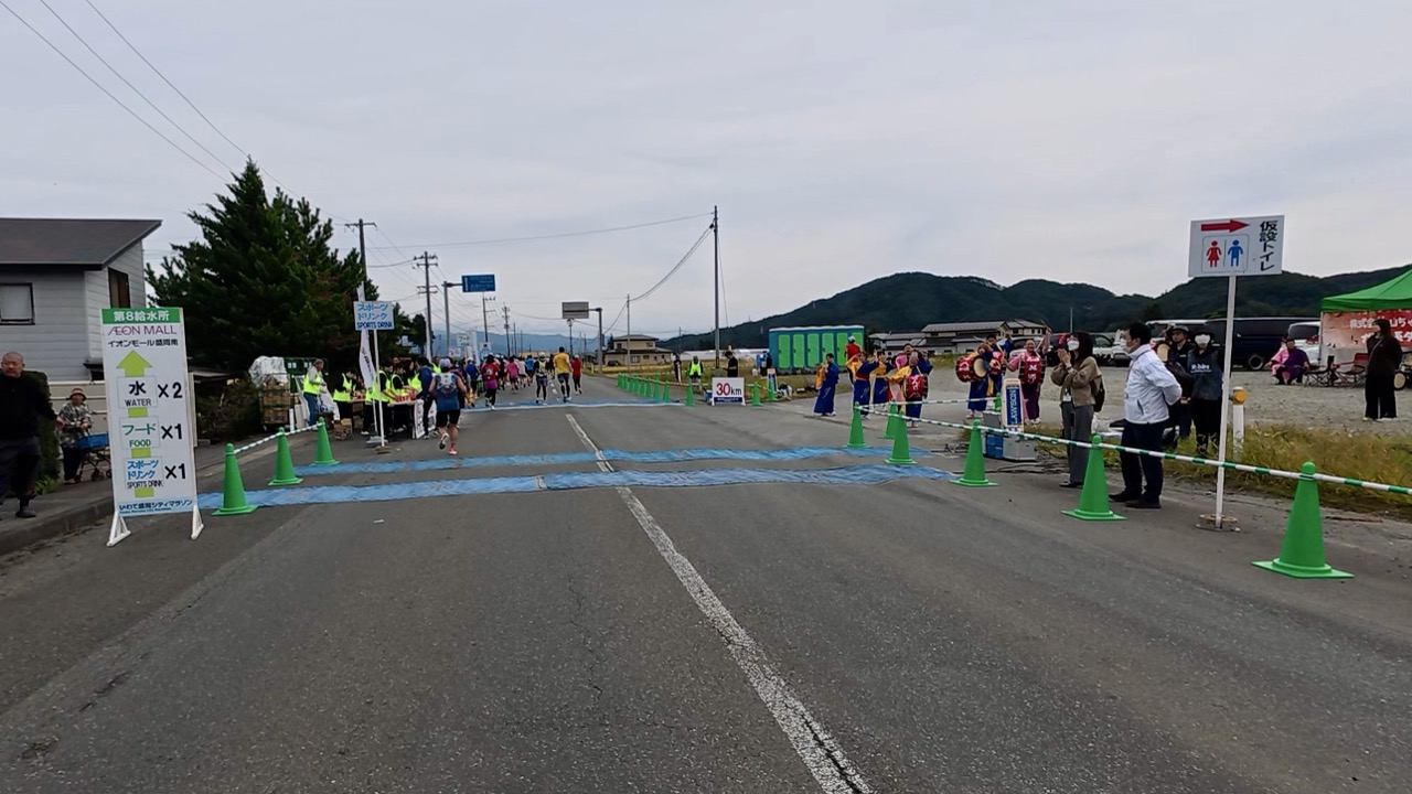 30km付近のコースの様子